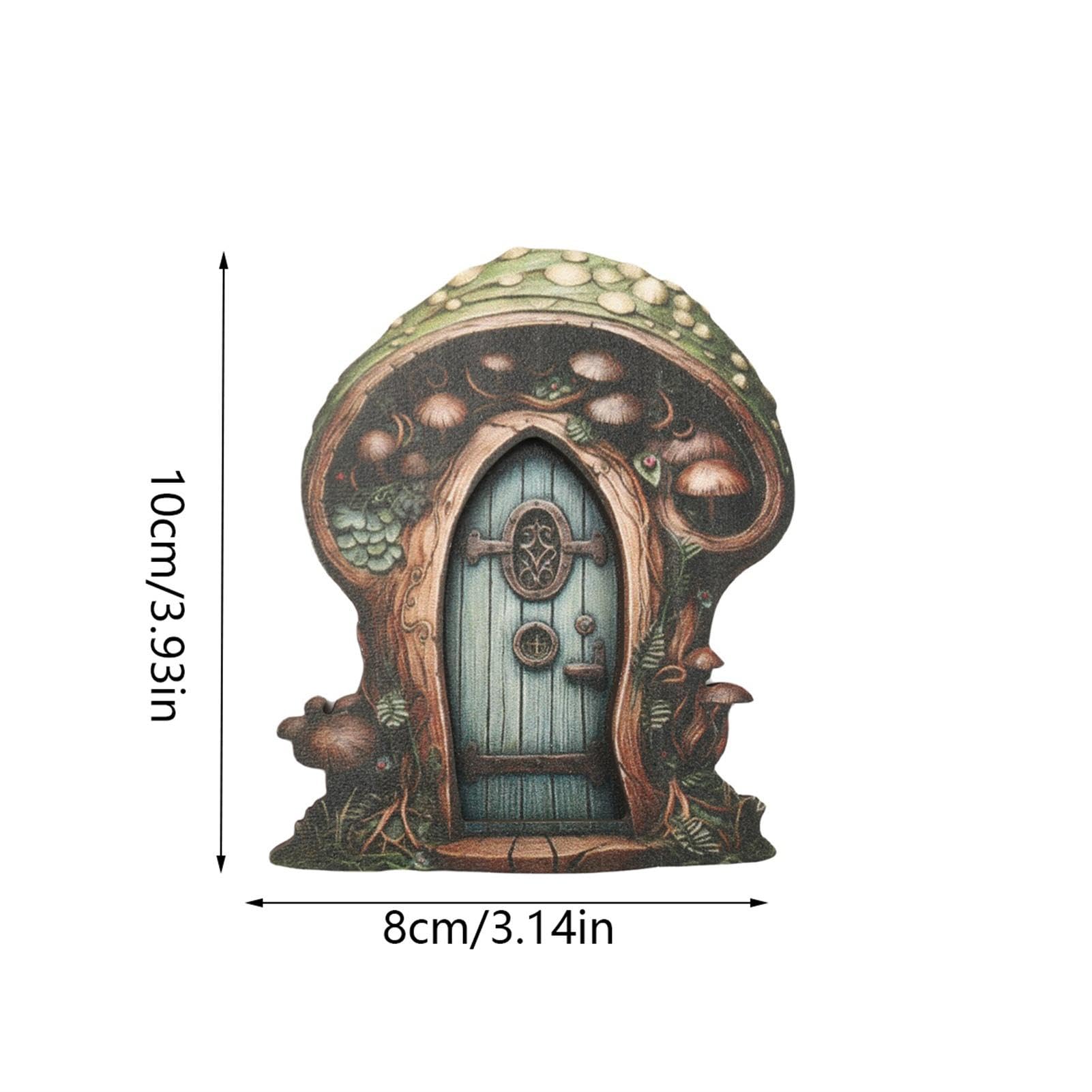 Wpsagek Porta da giardino fatato, porte fatate per alberi all'aperto - porta delle fate degli elfi per il giardino, del giardino fatato Adorabile scultura da giardino per interni esterni Casa Wpsagek Porta da giardino fatato, porte fatate per alberi all'aperto - porta delle fate degli elfi per il giardino, del giardino fatato Adorabile scultura da giardino per interni esterni Casa