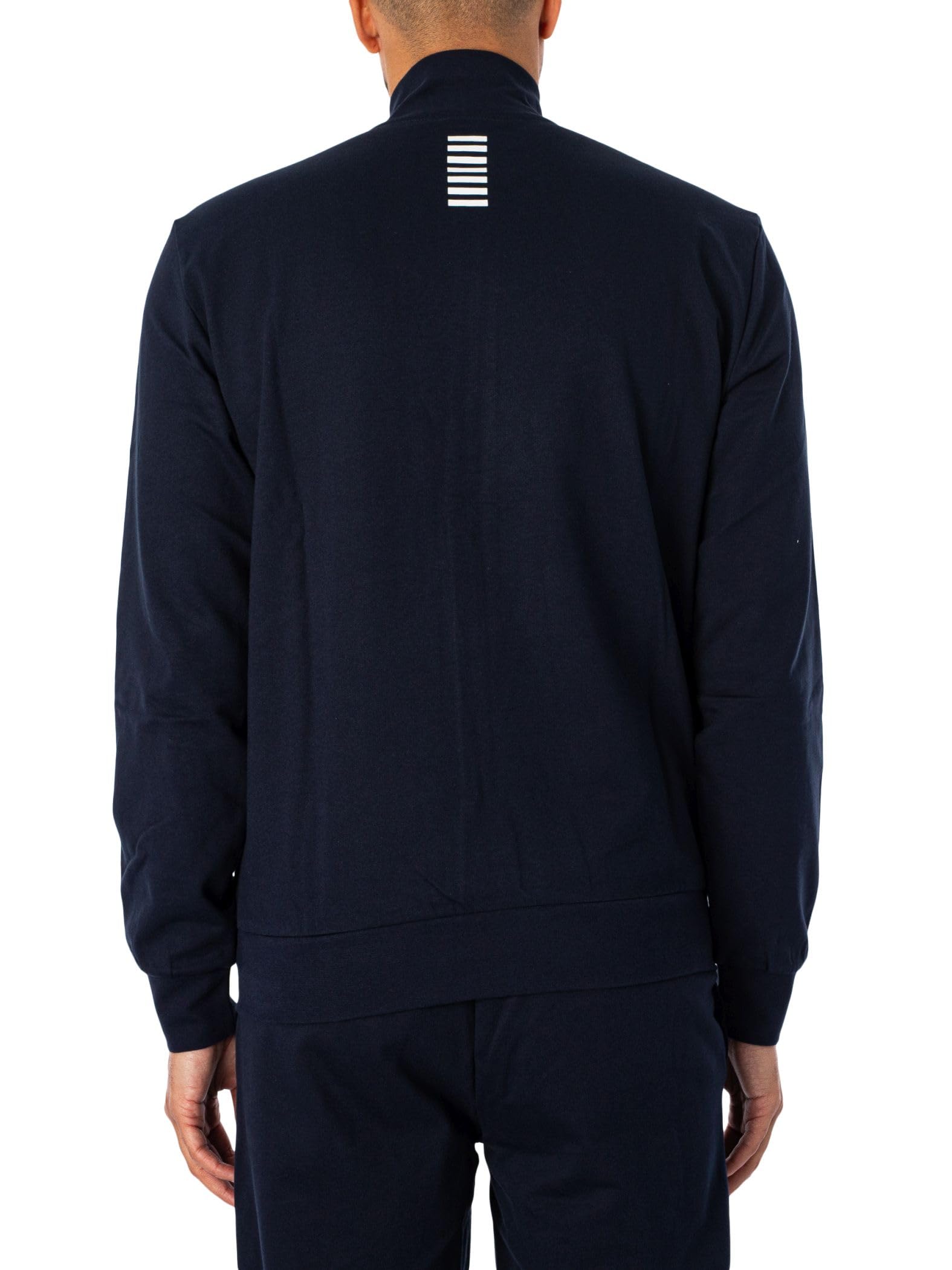 EA7 Emporio Armani Tuta Uomo Core Identity in cotone 8NPV60PJVRZ 8058997450553 Armani Blu L