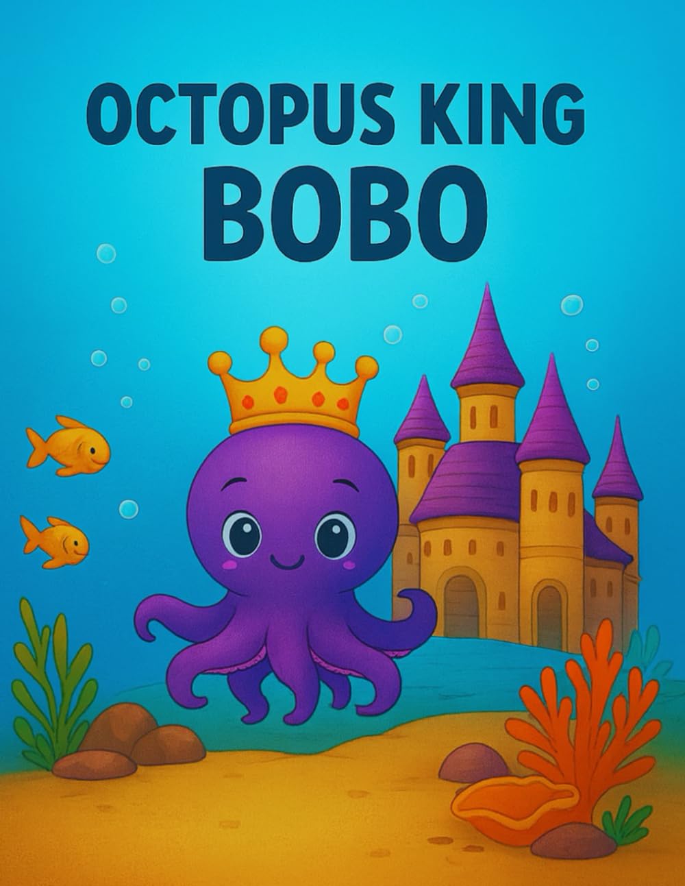 Octopus King Bobo: A Magical Story and Coloring Book for Children