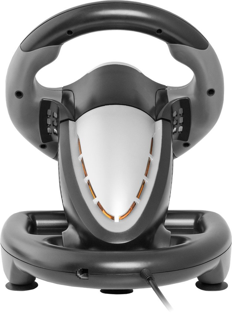 Defender Le Volant de Jeu Challenge Mini USB-PS2/PS3 10 Boutons