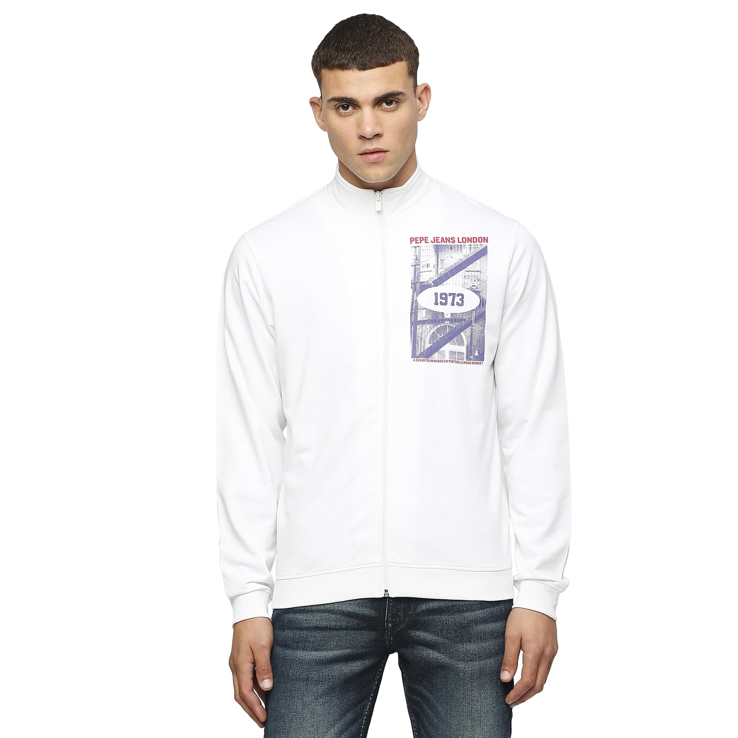Pepe Jeans Men Cotton Round Neck Sweatshirt