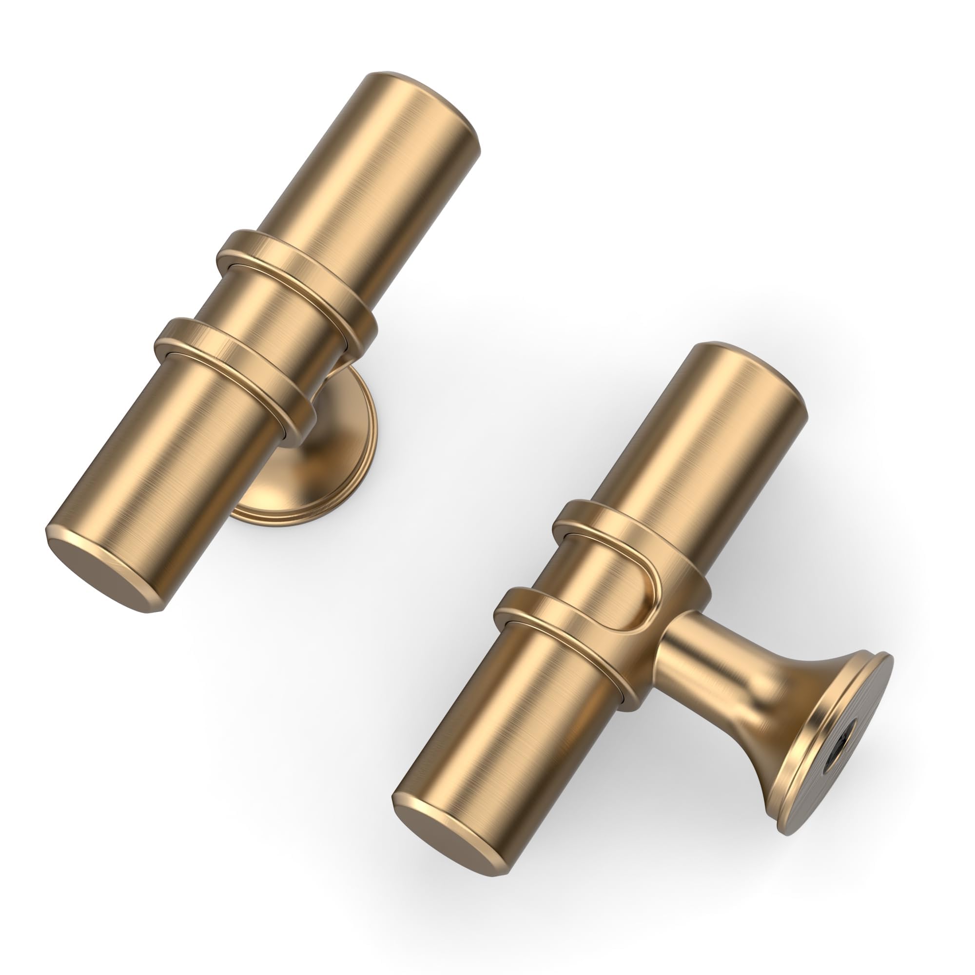 Asidrama 10 Pack 5 Inch(128mm) Champagne Bronze and Matte Black Kitchen Cabinet Handles, Cabinet Pulls Kitchen Cabinet Hardware Cupboard Handles Drawer Pulls — Amazon image 31