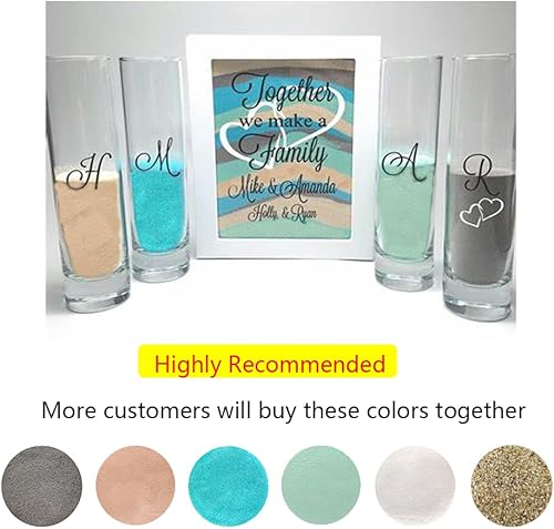 Miniatura 10 de HappyFiller Arena amarilla decorativa para manualidades, ceremonia de boda, caja de arena, relleno de jarrón, decoración del hogar, 28 onzas