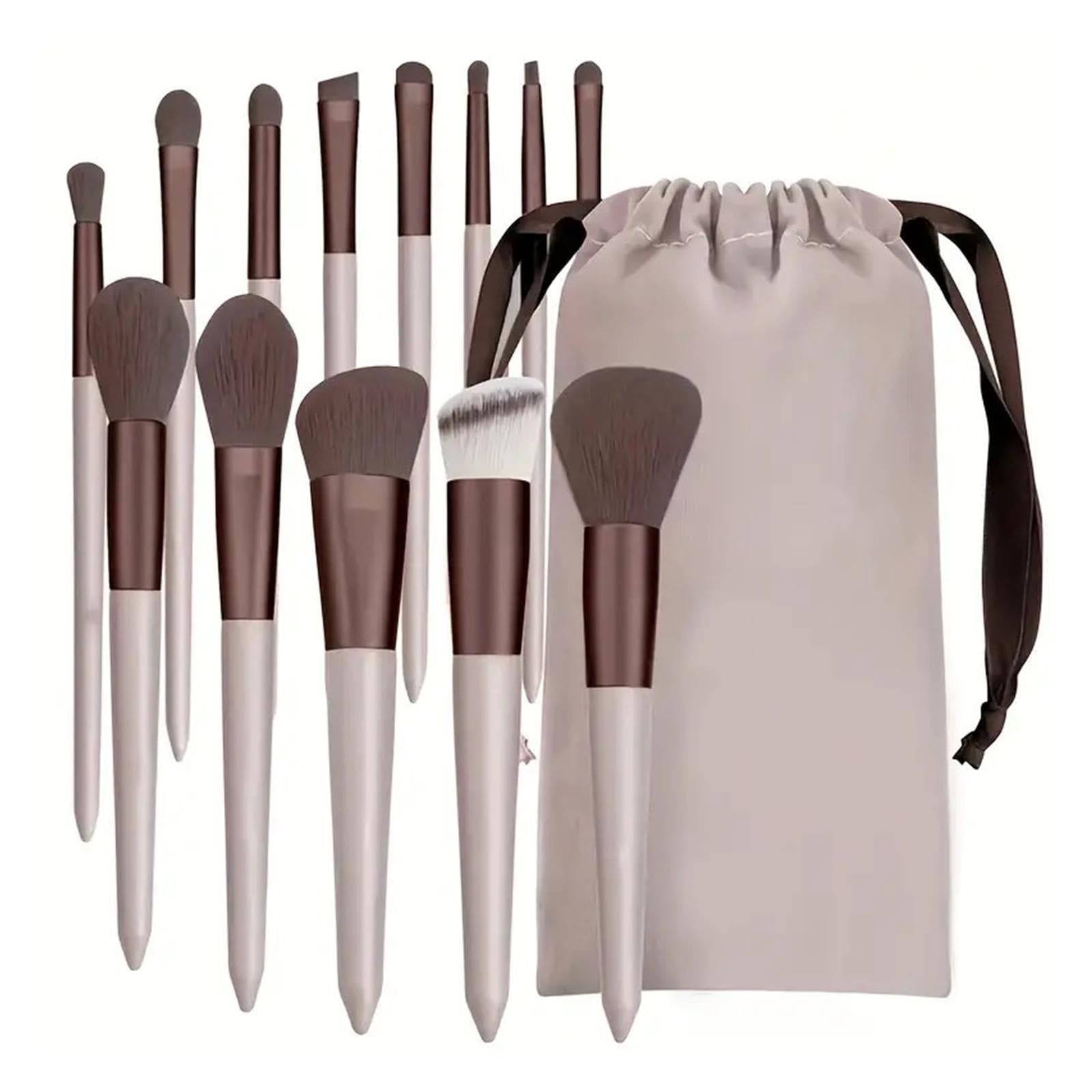 13 brochas de maquillaje