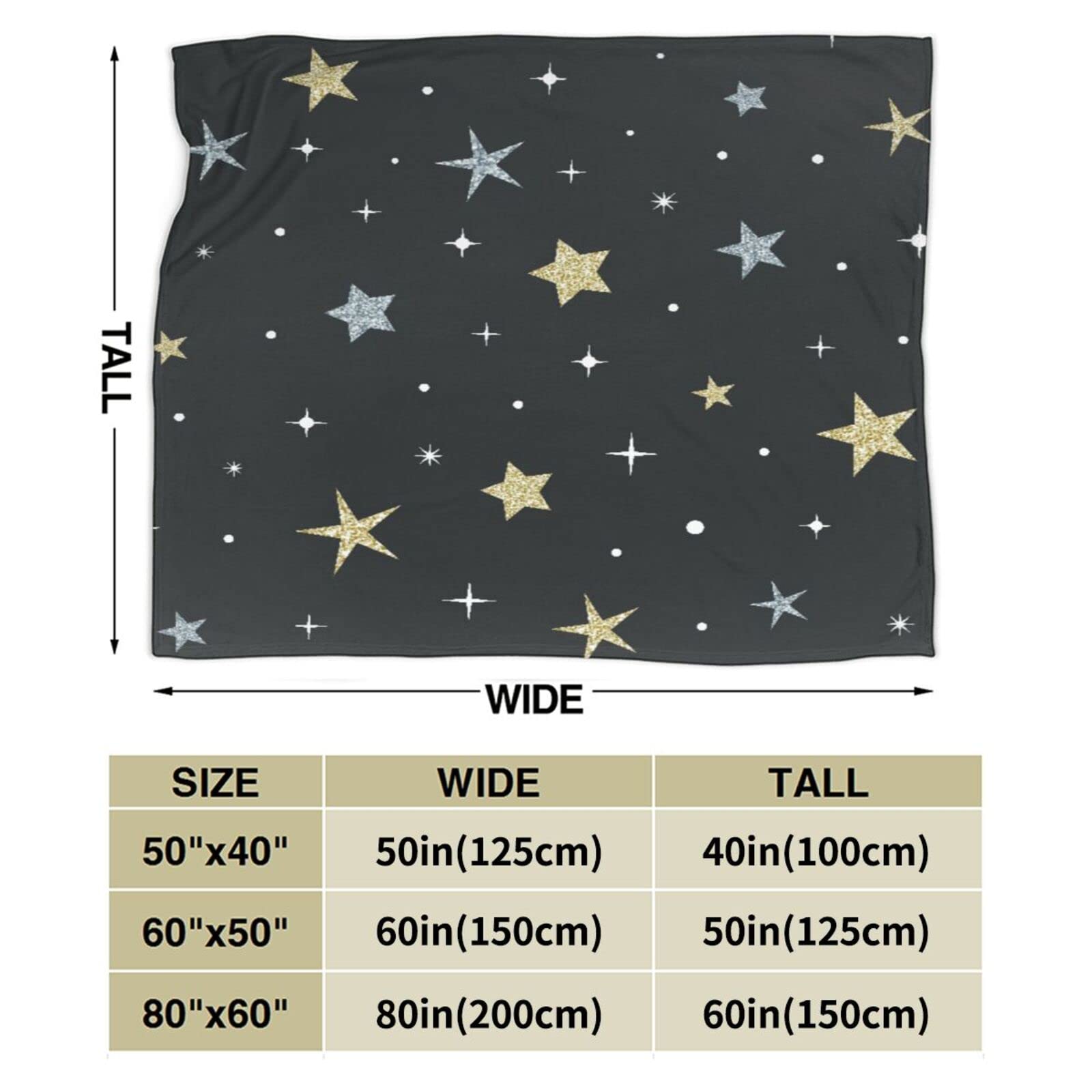 Perinsto Mond, Sonne & Sterne Überwurfdecke - Ultraweiche Fleecedecke, Boho Design, Für Bett & Couch, Alle Jahreszeiten