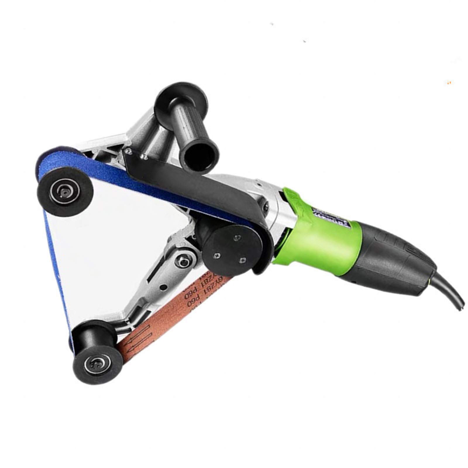 Eoweiot Aluminum Pipe Belt Sander - Electric Wrap-Around Polisher for Pipe Sanding and Finishing Aluminum Tubing - Efficient Sanding Machine