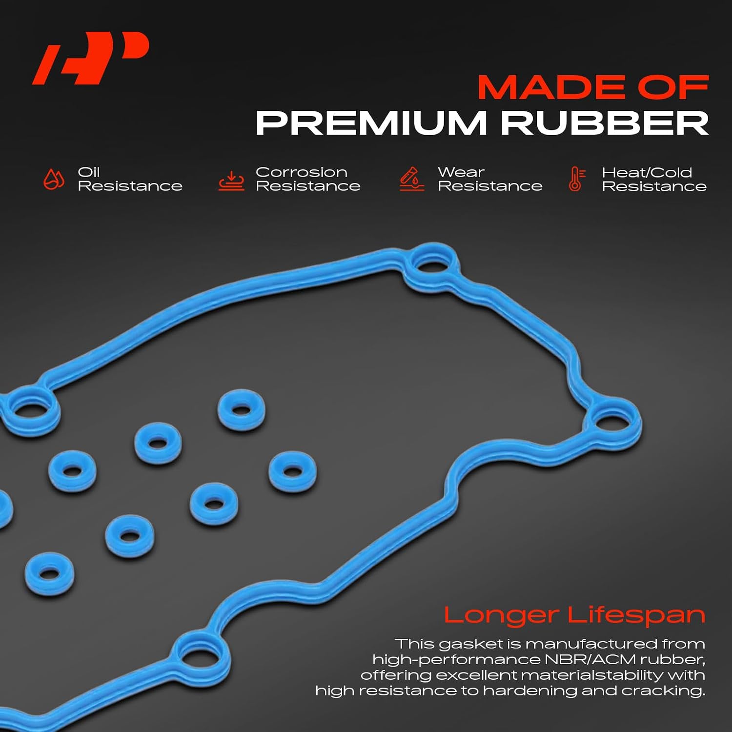 A-Premium Engine Valve Cover Gasket Set Compatible with Ford Mustang 2005-2010, V6 4.0L