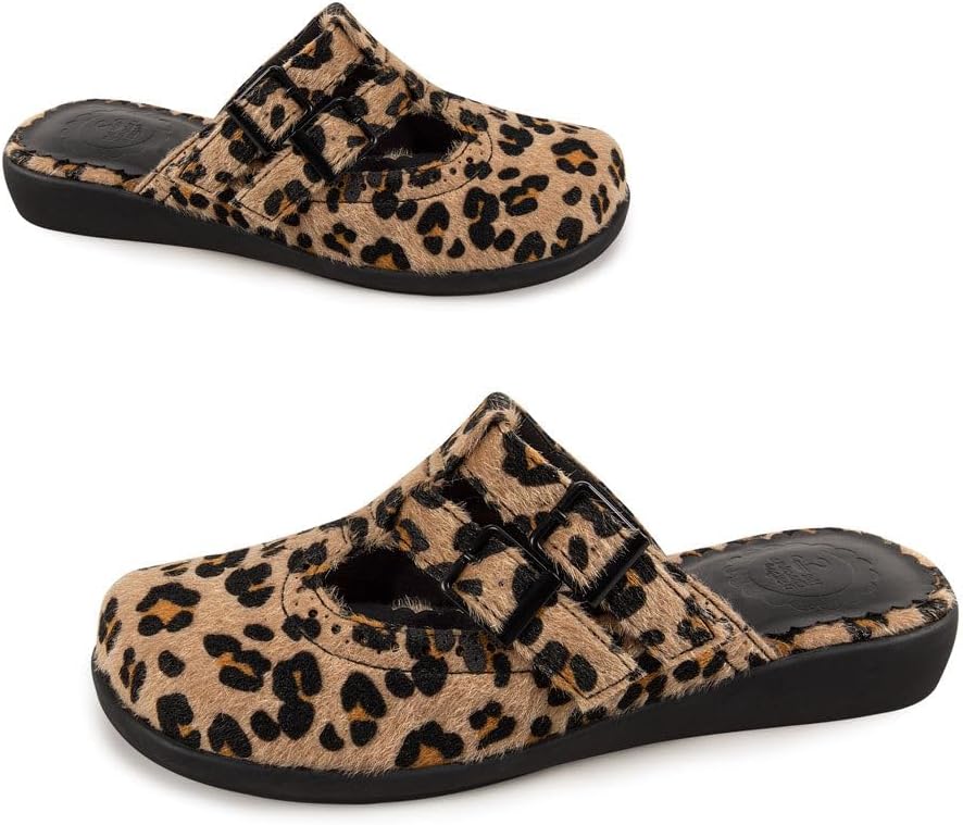 Hot Chocolate Design Mary Jane Clogs for Women – Classic Mary Jane Silhouette with Perforated Detailing Slip-On Shoes – Double Adjustable Buckle-Strap, Closed Round Toe & Cushioned Footbed – Vegan - Image 3