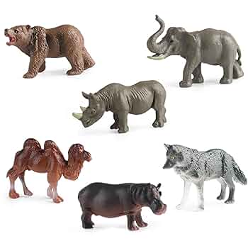 不思議な動物の置物　フィギュア Amazon.co.jp: ミニチュアシミュレーション動物フィギュア玩具静