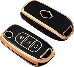 Capa protetora para chave de carro para Renault Captur Megane Sandero Stepway Logan Clio 5 2022 Arkana 2020 2021 Kwid 2023
