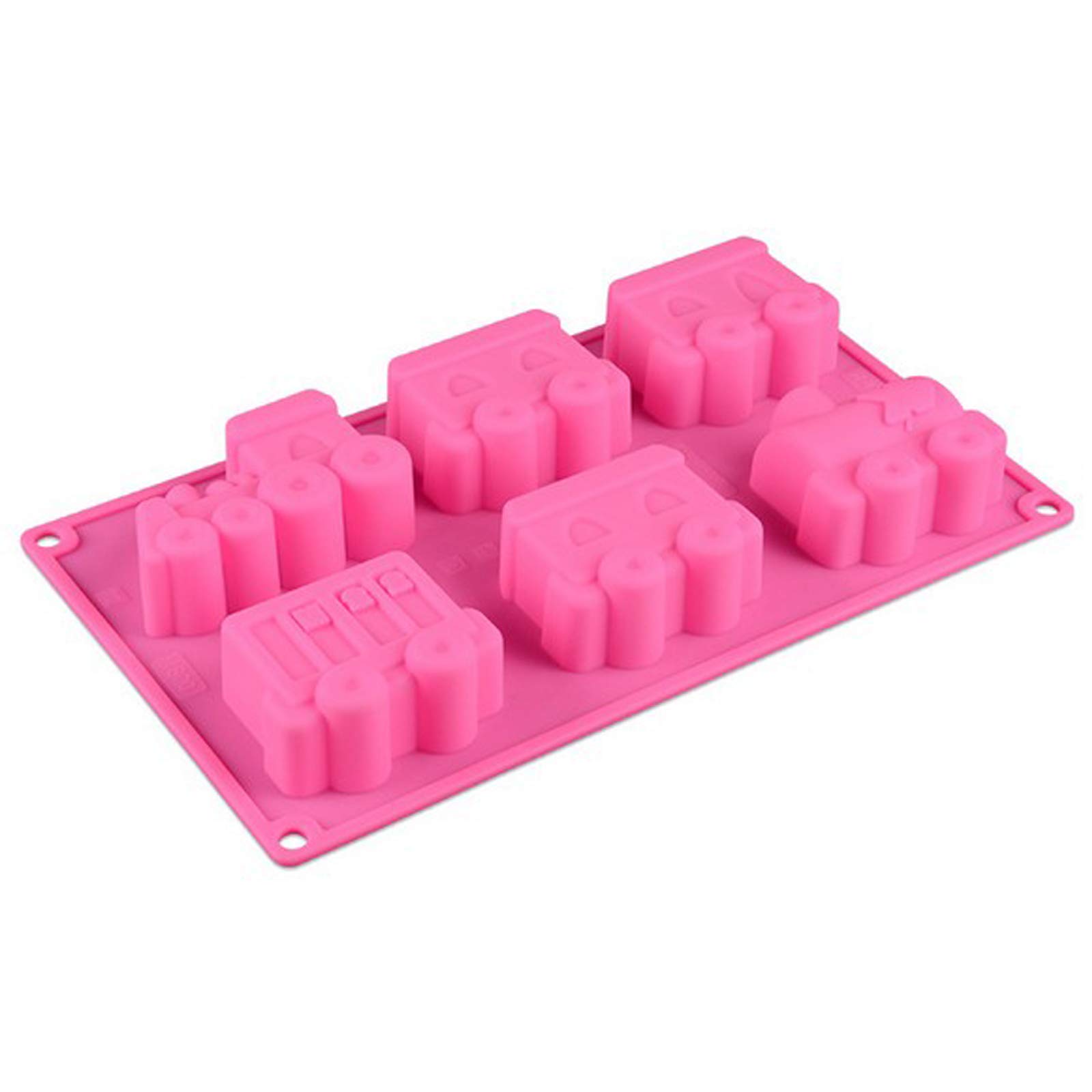 Joyeee Lot de 2 grands moules en silicone pour muffins, gâteaux, tarte, tarte, glaçons, savon, cadeaux pour enfants