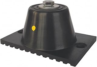 Floor Mount Vibration Isolator, Neoprene, 550 to 1100 lb Capacity Range-Each