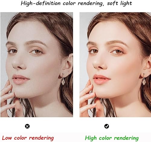 Miniatura 8 de NURCIX Espejo de baño LED inteligente para pared, espejo de tocador iluminado con luces y botón táctil inteligente para sala de estar, dormitorio