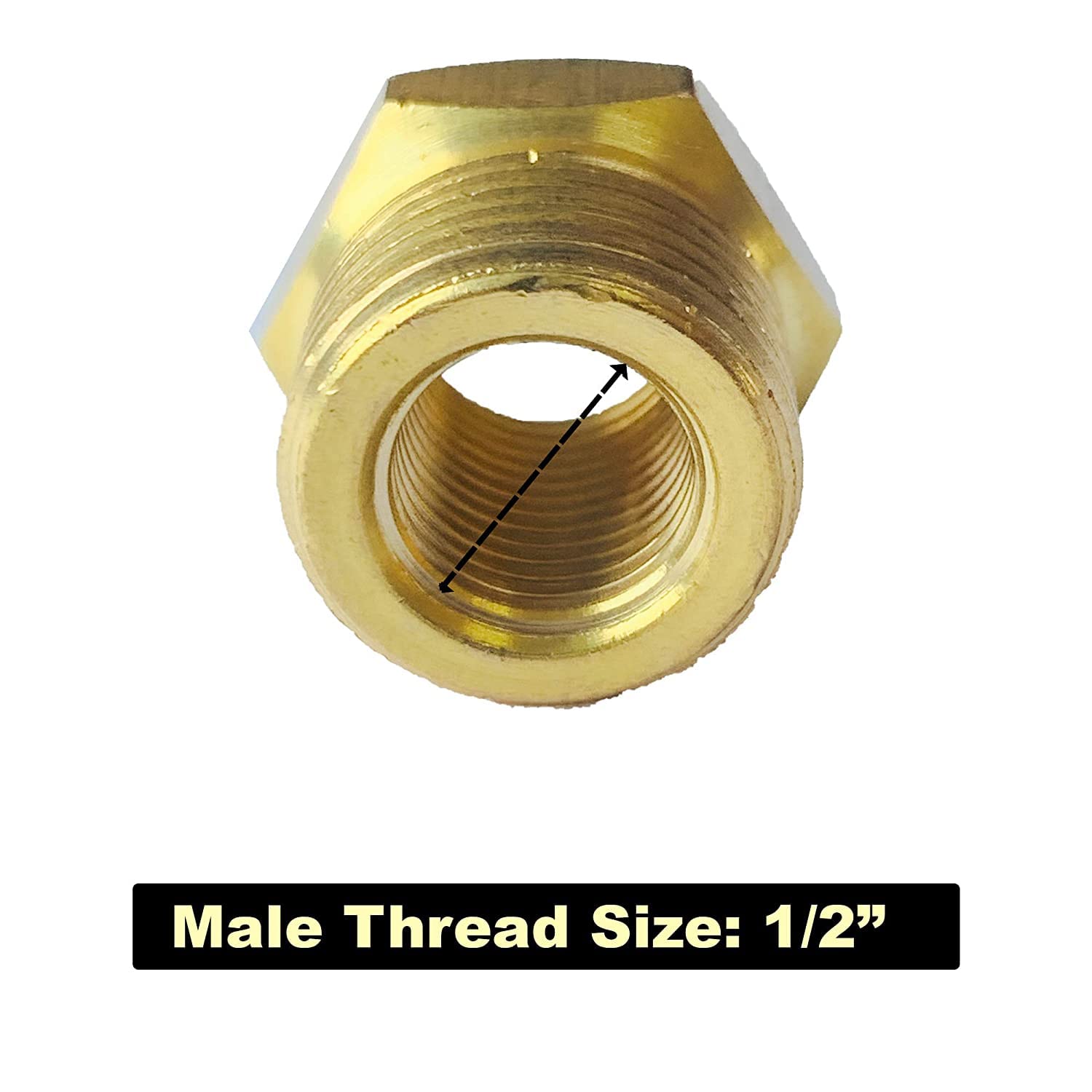 MAXAIR Brass Reducing Bush - Pipe Fittings -2