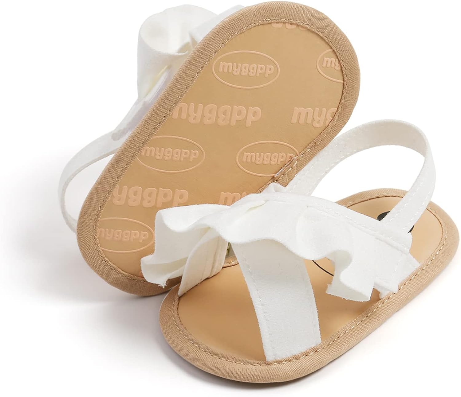 RVROVIC Sandalias de primera calidad para bebés, niños y niñas, suela de goma antideslizante suave, zapatos de verano al aire libre para niños