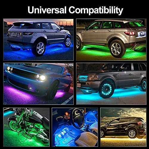Underglow Kit For Car, Car Led Underglow Lights For Trucks With App And Remote Control, 16 Million Rgb Colors, 29 Preset Modes, Music & Diy Mode, Under Car Led Lights Exterior For Suvs, Trucks, Dv 12V #TOP6