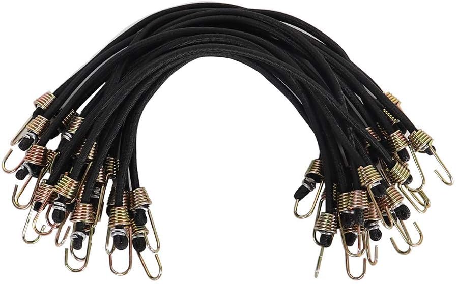 XSTRAP STANDARD 10Inch Mini Bungee Cords 20 Pieces Rubber Stretchy
