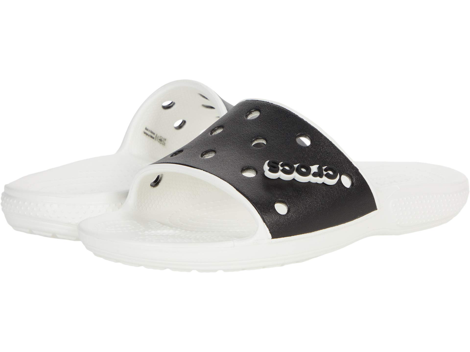 crocs Unisex Adult White/Black Sliders-M6W8 (206882-103) (B08D8SH5S7) Amazon Price History, Amazon Price Tracker