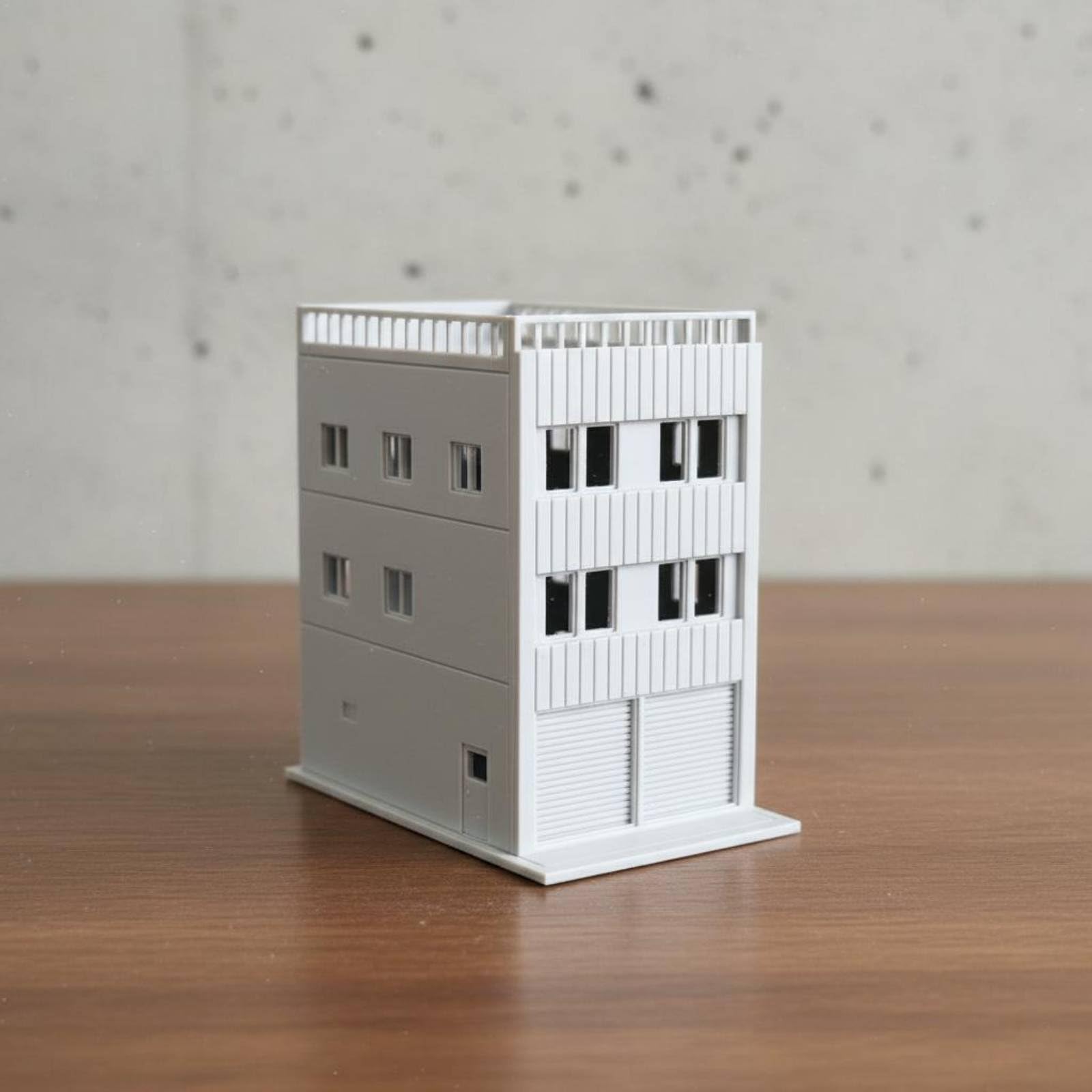 1:150 Giapponese Modello di Costruzione FAI DA TE Assemblaggio N Scala Kit Hobby Grade Modello Treno Layout Dettagli per Hobbyists, Diorami, Moderno, Garage