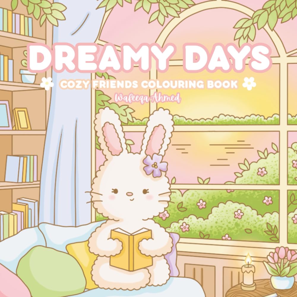 Dreamy Days: Cozy Friends Colouring Book