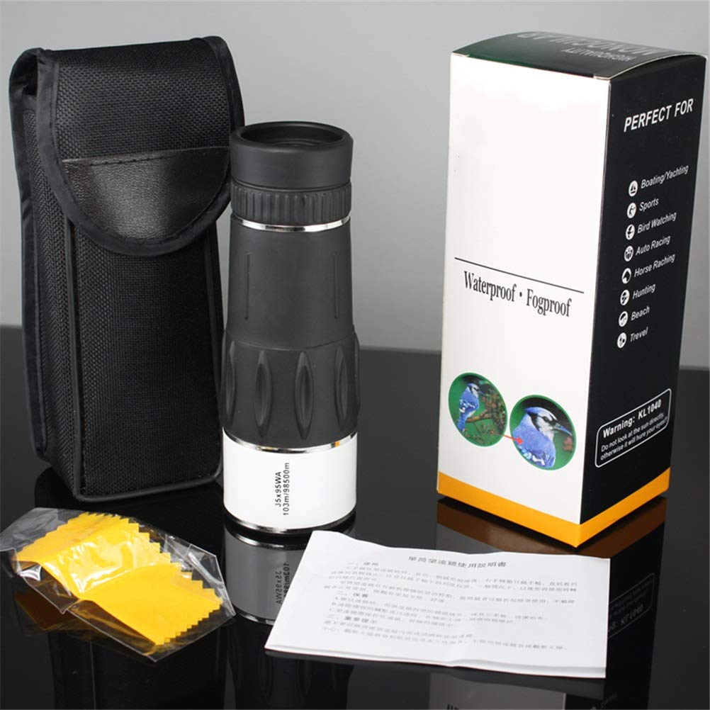 Télescope monoculaire Haute Puissance 35x95, Longue portée pour Le Camping, Vision Nocturne, Zoom