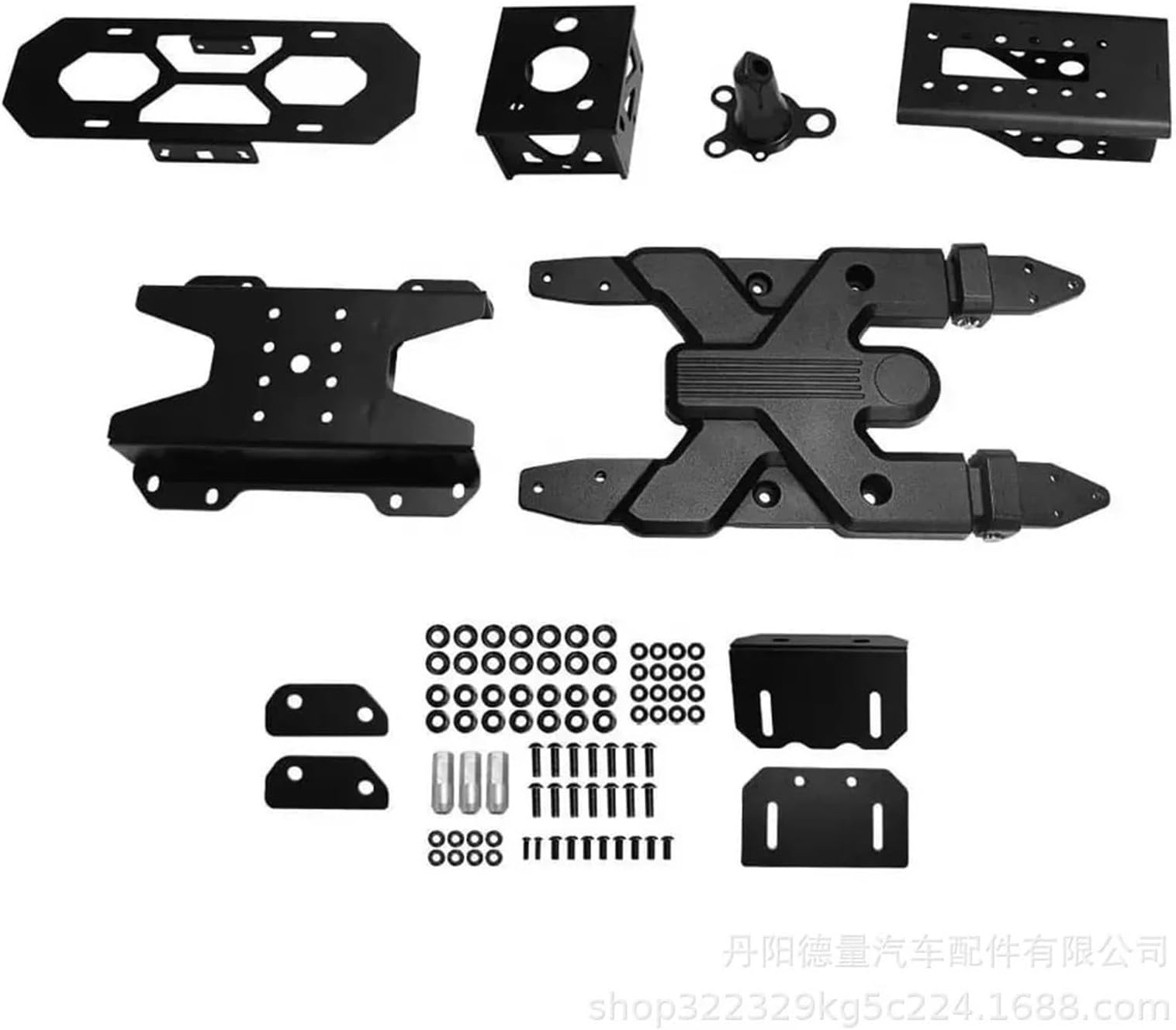 Car Bracket Spare Wheel Carrier Rear Door Bracket+tire Carrier+ License Bracket Fit For Jeep Fit For Wrangler JL
