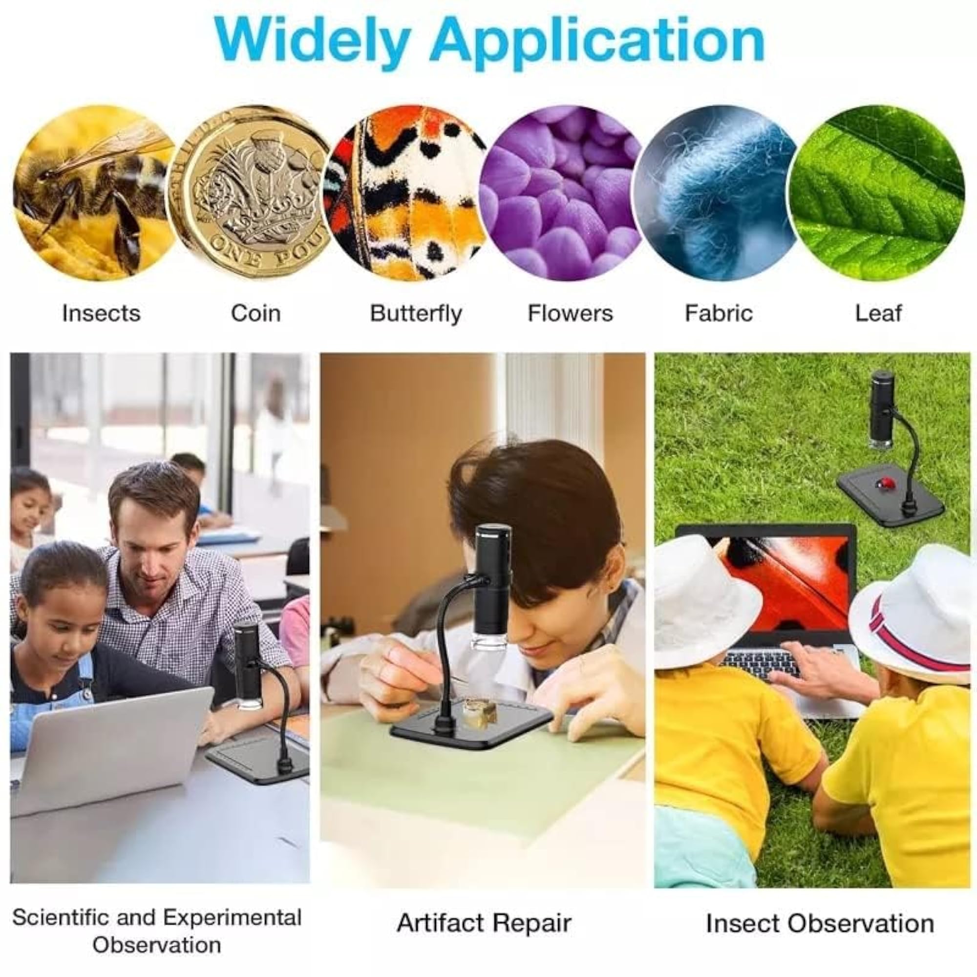3 in 1 Type-C/Micro/USB Digital Microscope