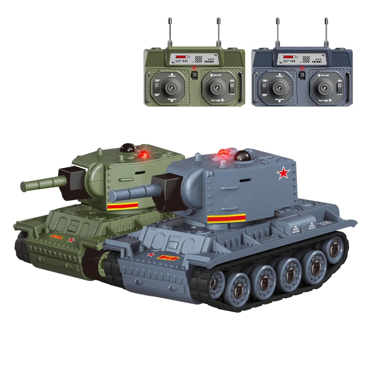 Amazon.co.jp: 1/64ミニRCタンク、2.4GHzミニバトルタンクは、赤外線