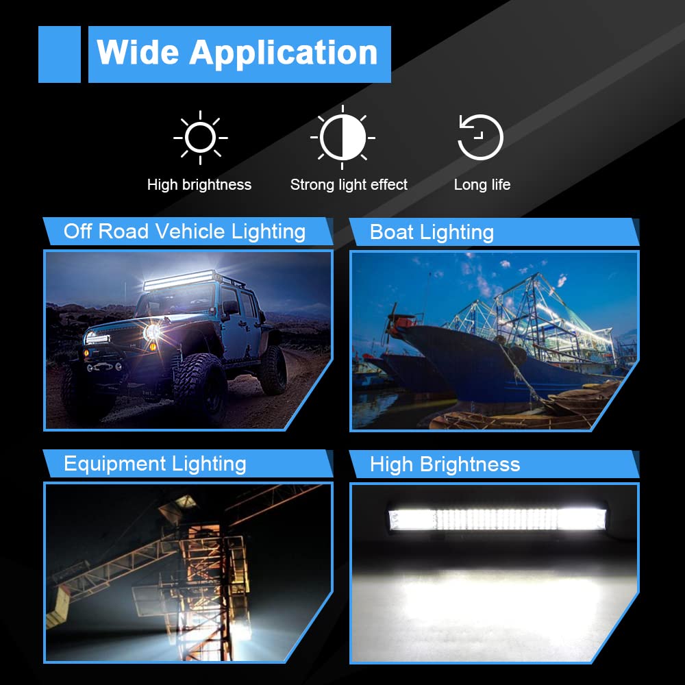 Willpower 17 cali 450 W LED światło bar powódź punkt combo Beam Led Bar 12 V 24 V wodoodporne światła do jazdy terenowej lampy przeciwmgielne do 4 x 4 ciężarówki łodzi traktor samochodowy ATV UTV SUV łódź