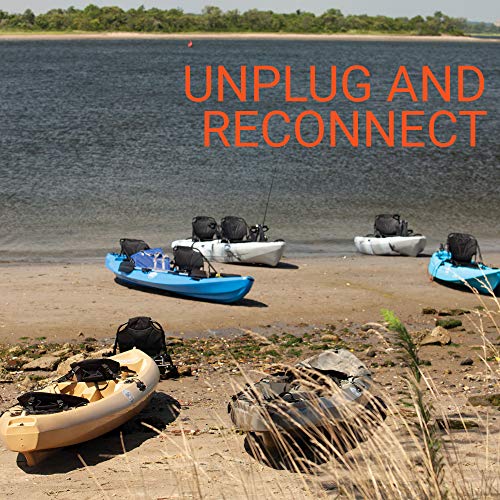 Bkc Pk11 Angler 10.5-Foot Sit On Top Solo Fishing Kayak W/Instant Reverse Pedal Drive, Hand Control Rudder, Paddle, And Upright Seat (Grey Camo) #TOP5