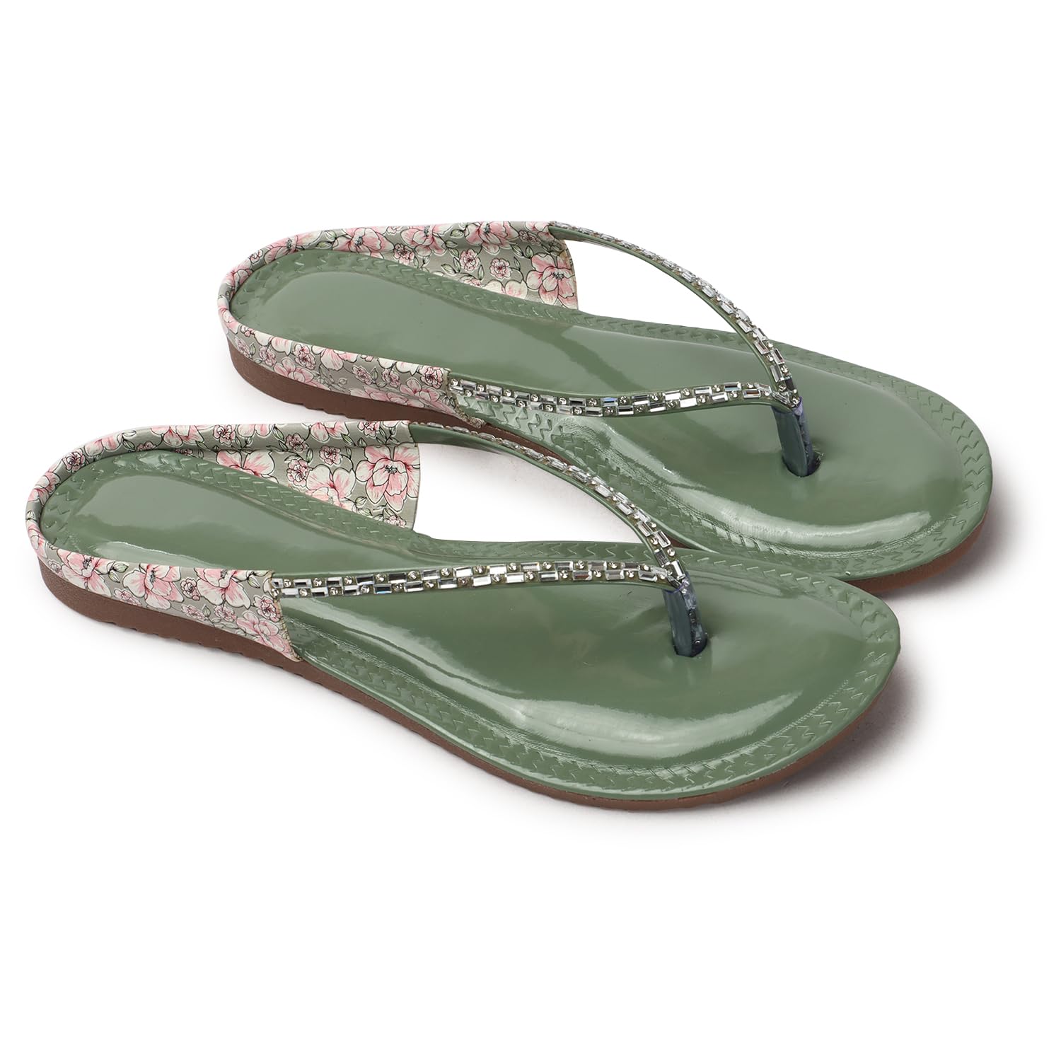 Antox Collection of Fancy Trendy Flats for Ladies, Girls and Women Slippers (Green-40) (B0CGNDB44K) Amazon Price History, Amazon Price Tracker
