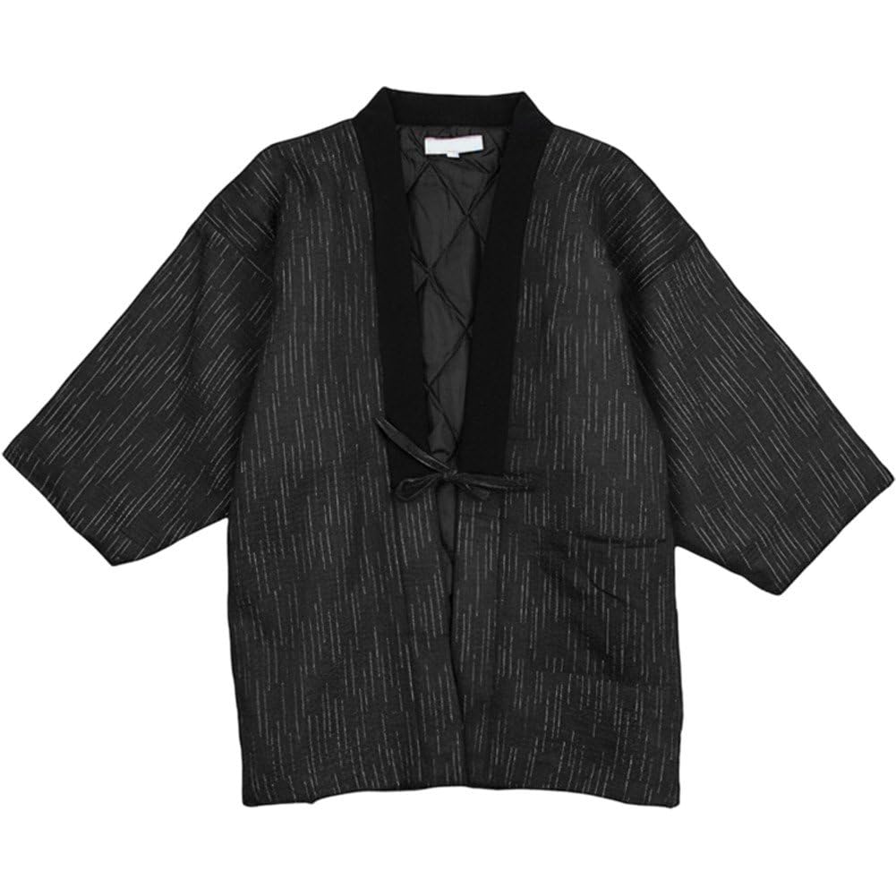 Winter Kimono Cardigan Casual Cotton Hanten Japanese Traditional for Women Men Winter Indoor Outdoor Warm Outwear