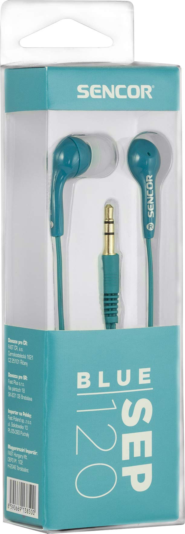 SENCOR SEP 120 In-Ear Headphones Blue, rose, M - Image 4
