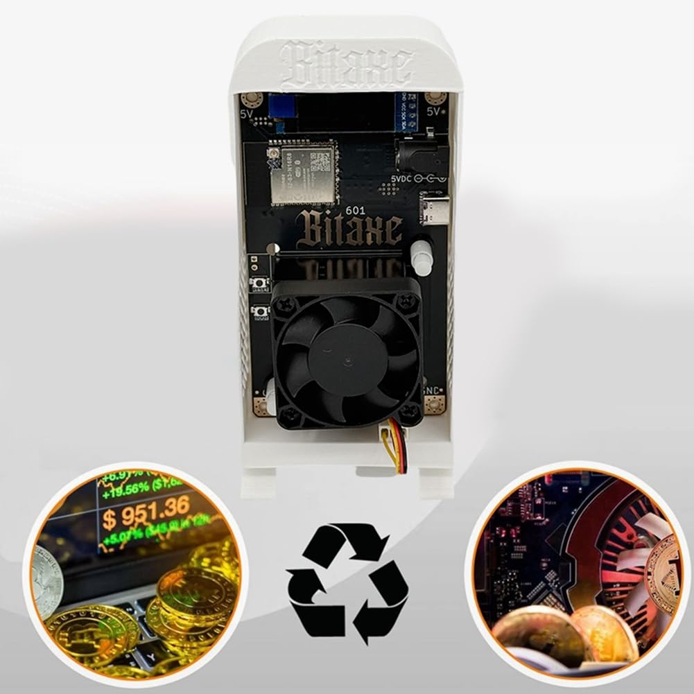 Gamma 601 BTC Solo Lottery Miner 1.2TH/S BM1370 Asic 18-22W Bitcoin Crypto Miner EU-STECKER