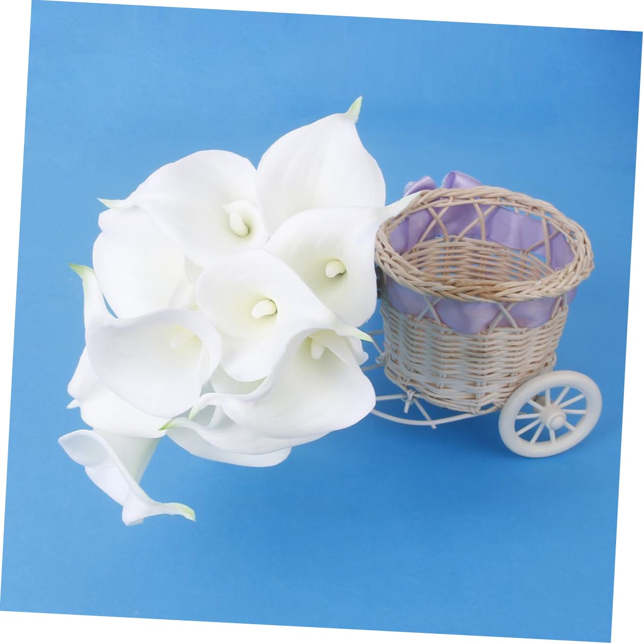 TOPBATHY STK Pu Calla künstliche blüten Artificial Flower kunstblumenstrauß blumenarrangement hausdeko Dekoration Blumenstrauß künstliche weiße Calla- künstliche