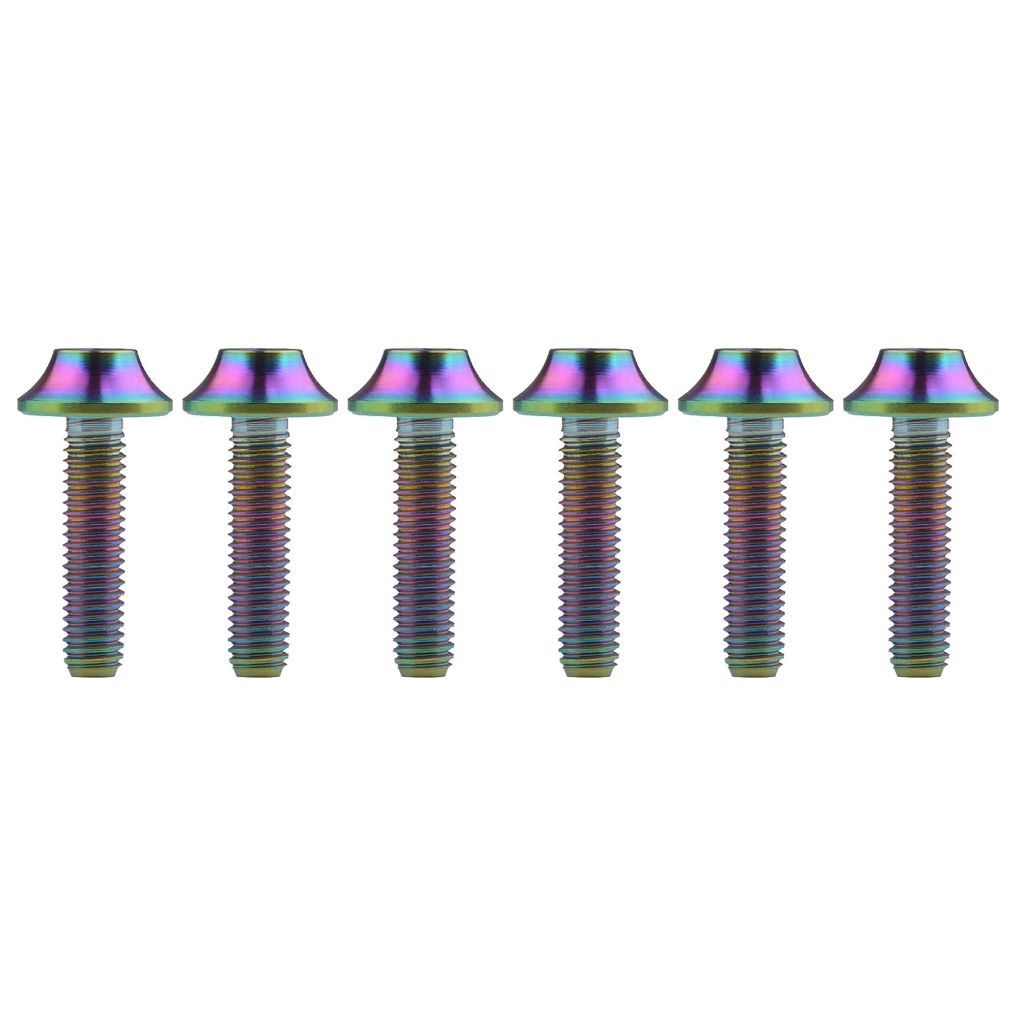 DWAMMEBRS Bolt M5x20mm M6x16/20mm Torx Head Pack of 6(Rainbow,M6x20mm)