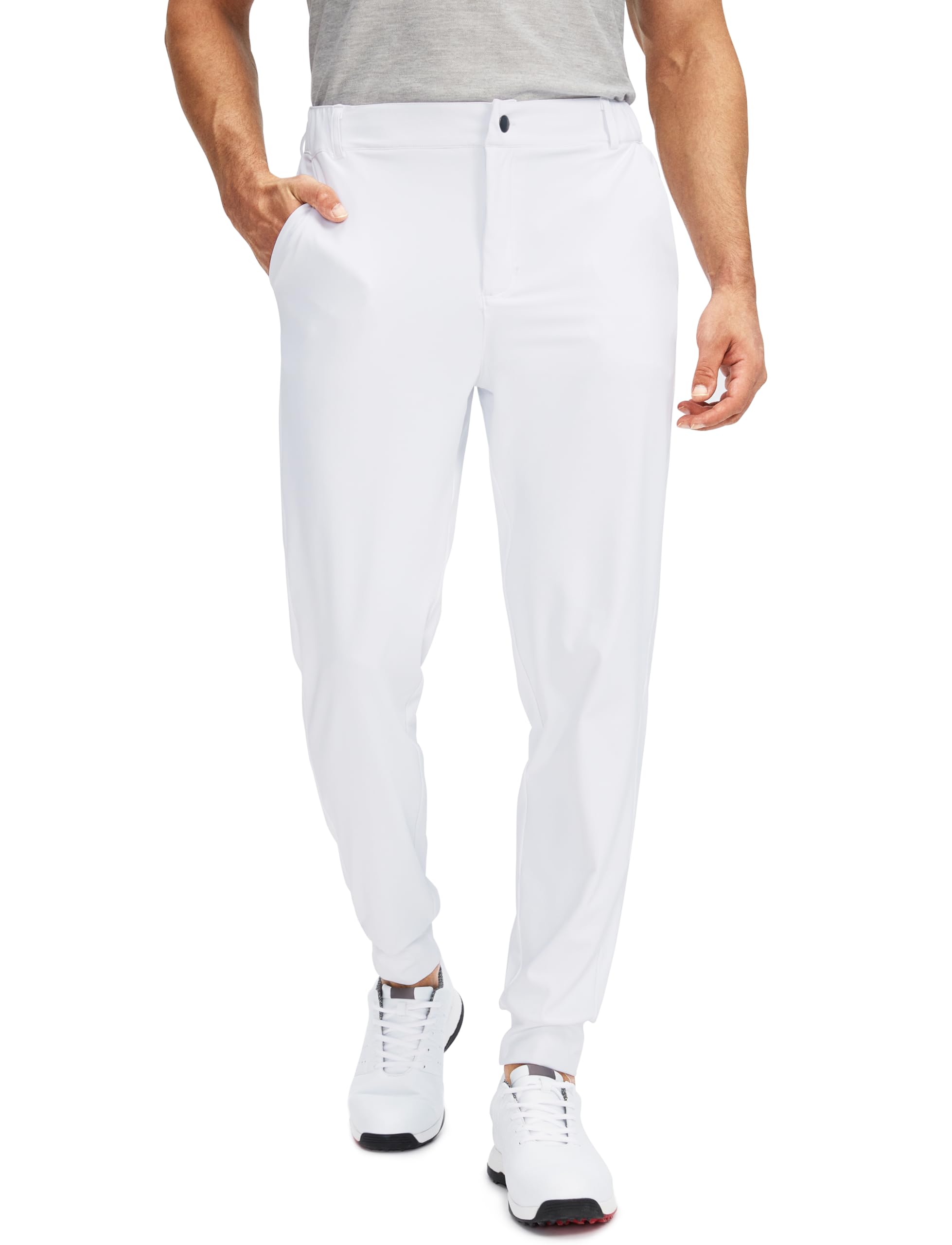 Soothfeel Pantalon de Jogging de Golf pour Homme avec 5 Poches, Coupe ajustée, Extensible, Pantalon de Course à Pied, Voyage, Travail pour Homme