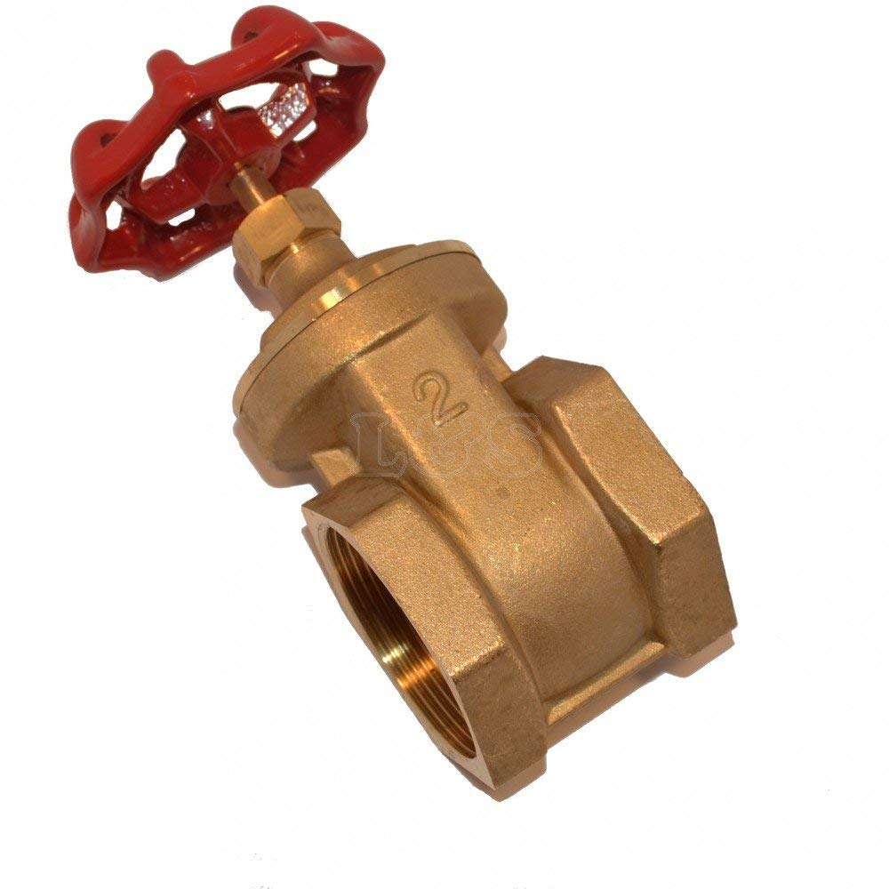L&S Engineers Brass Wheel Gate Valve 2"
