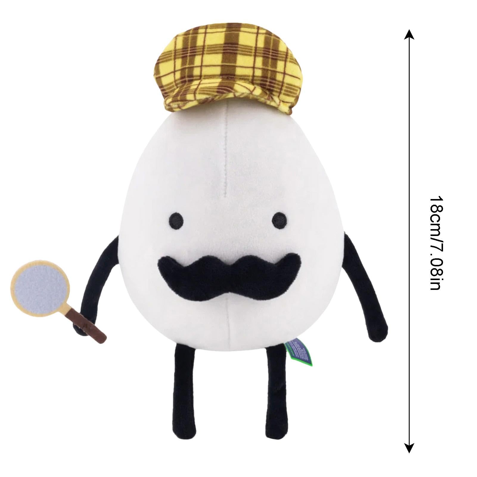  卵のぬいぐるみ 帽子付き*9 Amazon.co.jp: 9.8インチの卵のぬいぐるみ、探偵の卵の