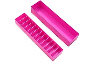 BarberMate: 12-Slot Pink Clipper Blade Caddy for Professional Barbers