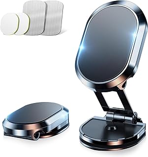 Magnetic Car Phone Holder – Strong Magnet Mobile Holder for Car | Dashboard & Air Vent Mount | Universal iPhone & Samsung Compatible | Car Accessories | Phone Holder Car for Safe Hands-Free Driving