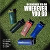 BlenderBottle Classic V2 Shaker Bottle Perfect for Protein Shakes and Pre Workout, 20-oz, Full-Color White