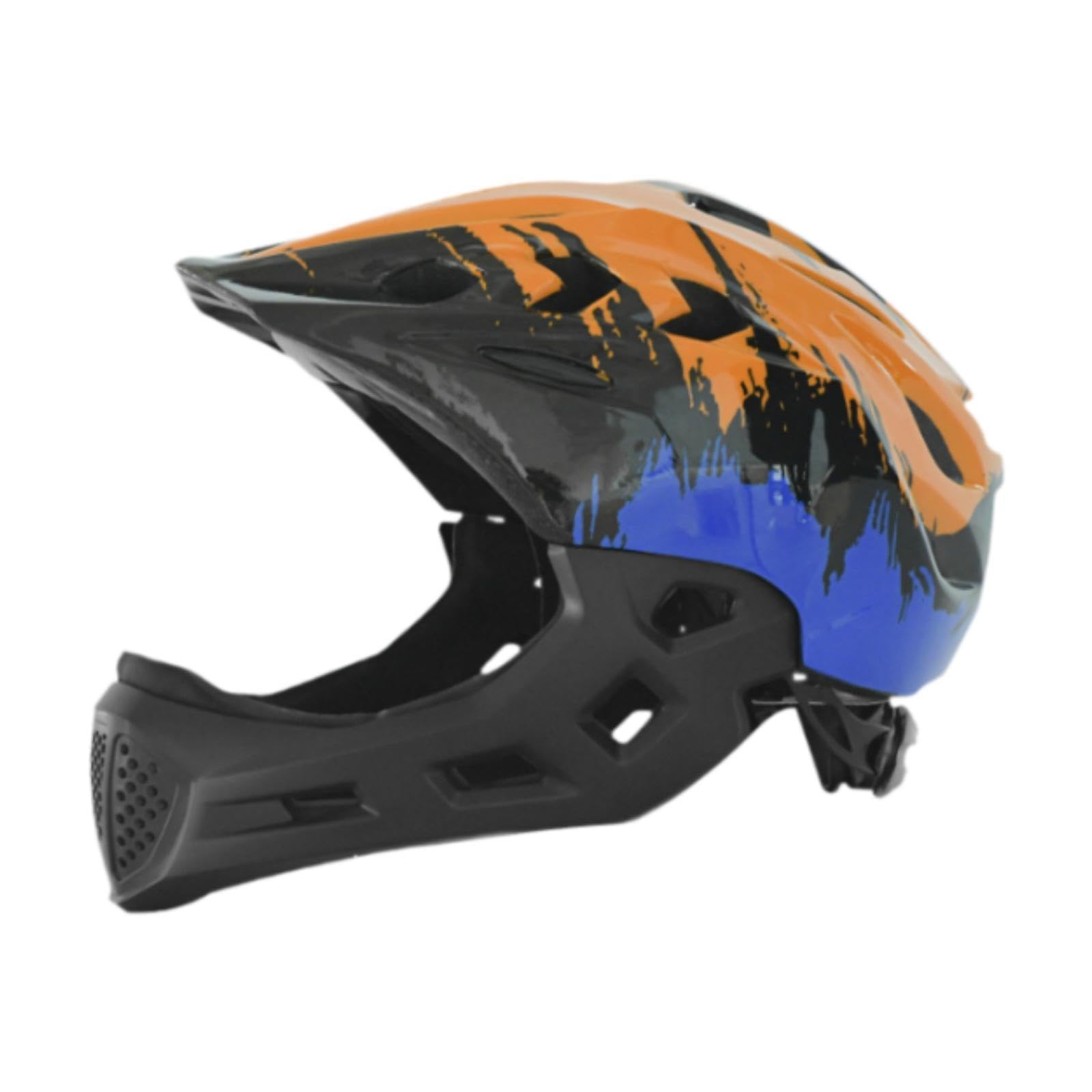 Casco de Bicicleta Infantil con Forro Transpirable Ventilación Múltiple Protección Facial Total Diseño Ajustable y Aerodinámico Adecuado para
