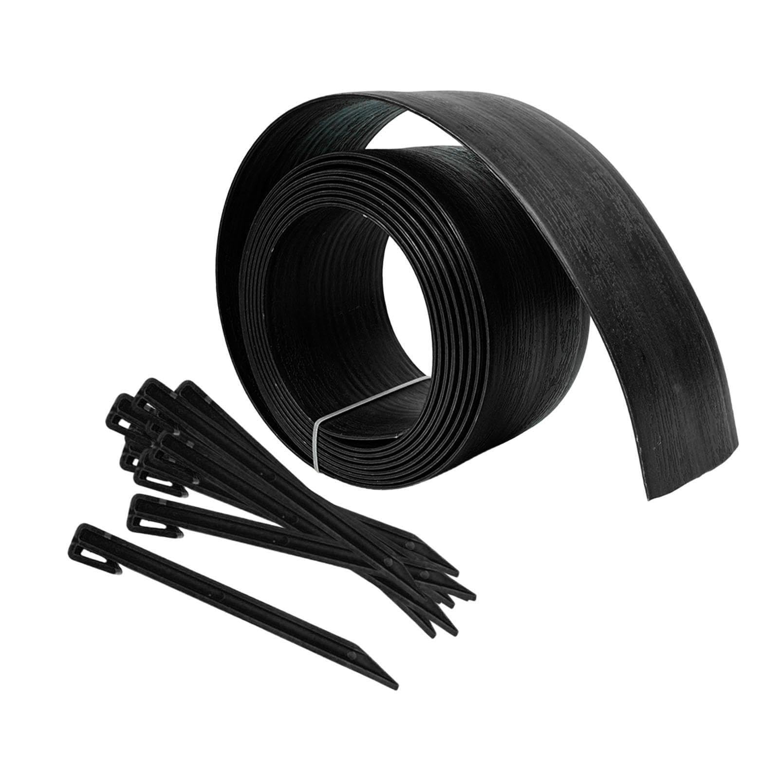 Garden Edging Border Flexible Garden Edging Fence for Landscaping Lawn Plant Black|Yard, Garden & Outdoor Living|Home & Garden|Edging & Borders-picture-26