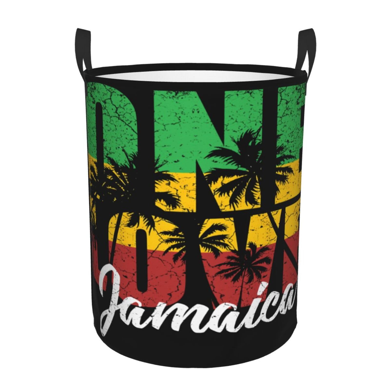 Cesta Biancheria 40X50cm Jamaican Reggae Palm Trees Cesta per Bucato