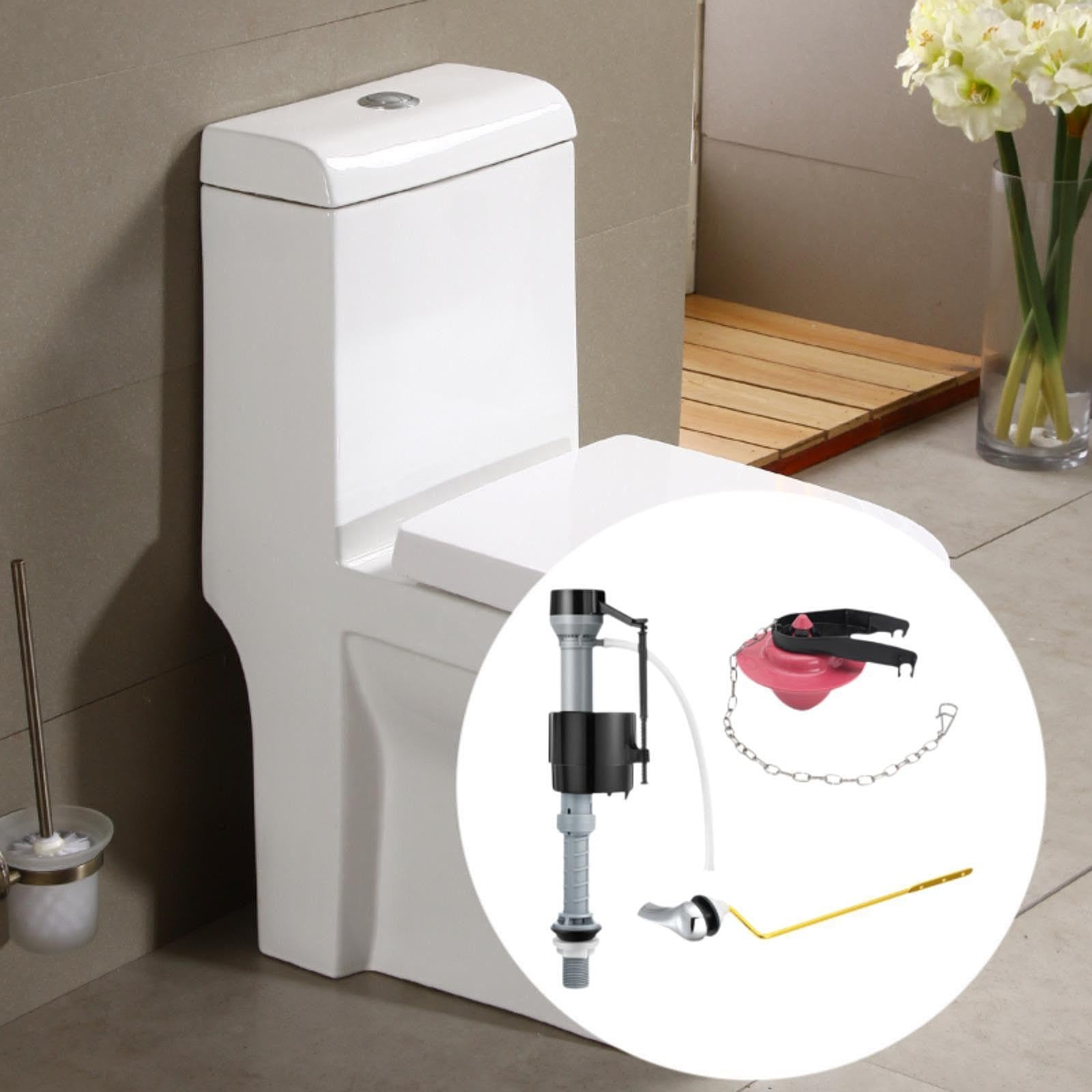 Universell Verstellbares Füllventil für Den Spülkasten mit Auslaufsicherer Dichtung, Armaturenset, Spülkastenzubehör, Toilettenteile, Rot T4213