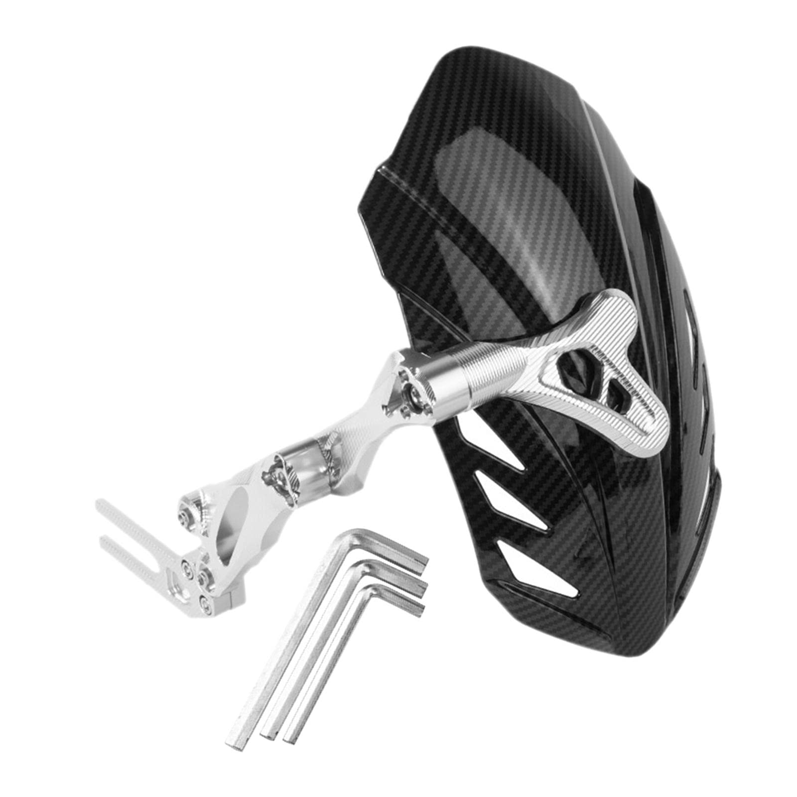 Motorrad Hinterradschutzblech Spritzschutz Radabdeckung Schmutzfänger Kotflügel Mechanische Rotation Gehärtete Struktur Gegen Risse Und für Ya, B