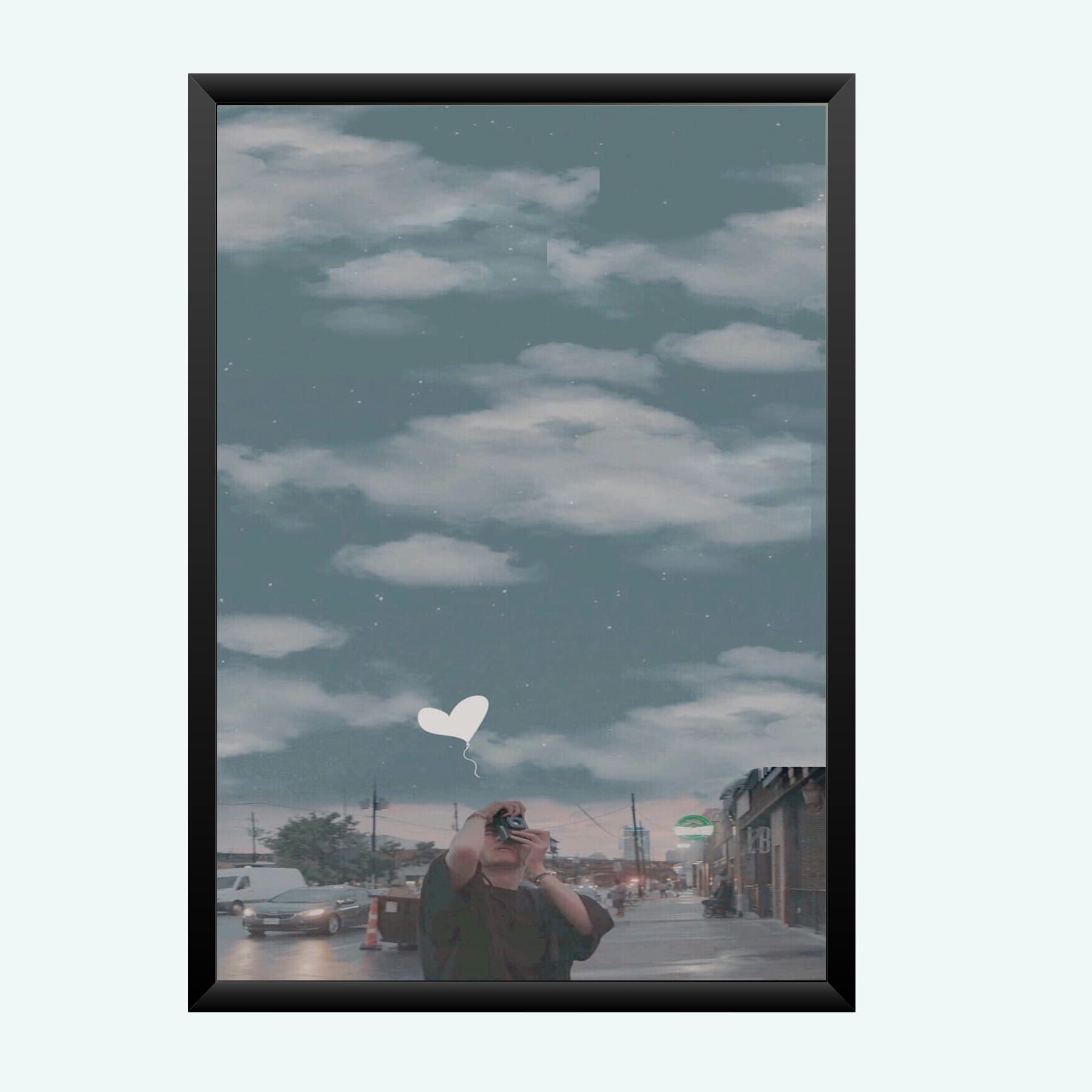 Nokkes Bts Army Bangtan Boy V suga J-Hope Jungkook Jin Jimin Rm 5X7 Inch Size Photo Frame Photo Home Office_bts1_82