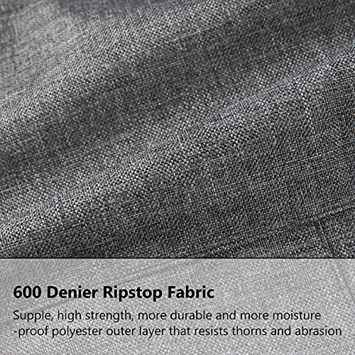 Bassdash 3D Boot Foot Game Wader Ultra High Strength Black Plaid Nylon Pvc Fishing Hunting Chest Waders For Men (Heather Grey, Large Long Feet 11-12) #TOP3