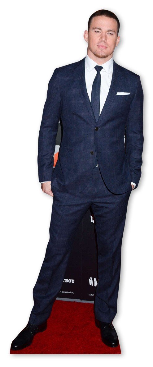 Novelties Direct Black Channing Tatum 179Cm Lifesize Cardboard Cutout